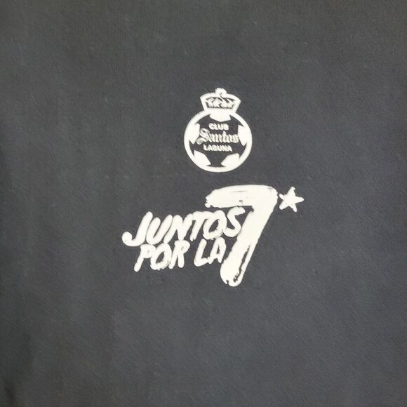 Club Santos Laguna T-Shirt Mens Large Black Soccer Football Eduardo Aguierre - Picture 7 of 8